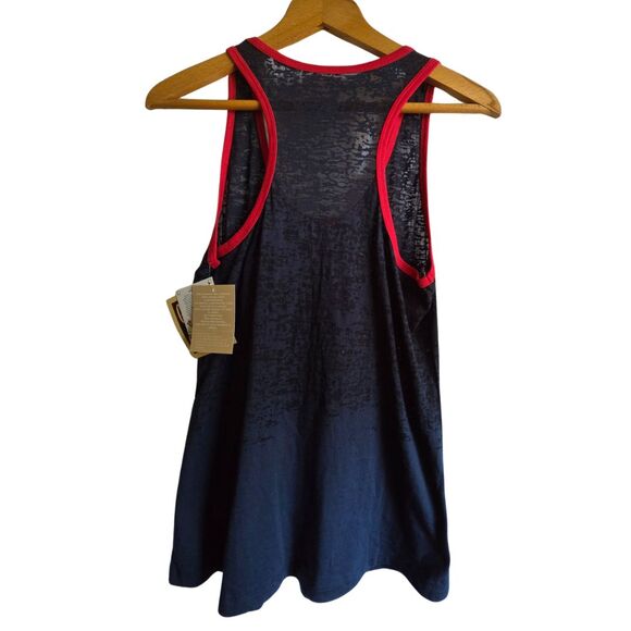 NWT Boston Red Sox Tank Top Navy Red Racerback Sleeveless Genuine MLB Baseball M - Picture 2 of 11